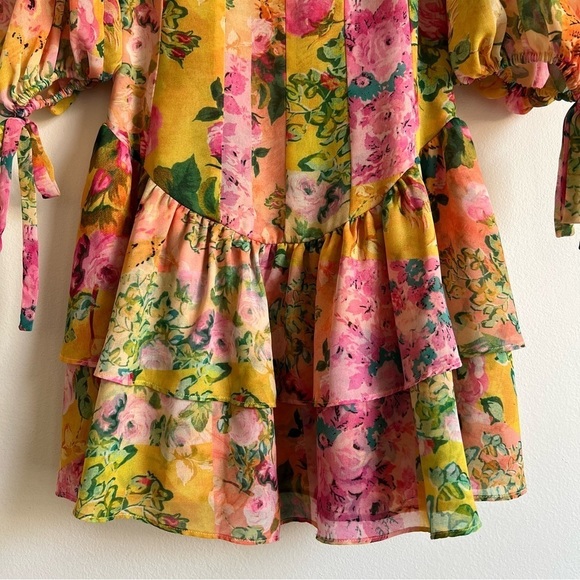 🍋 For Love And Lemons Nina Dress in Yellow - Picture 8 of 16